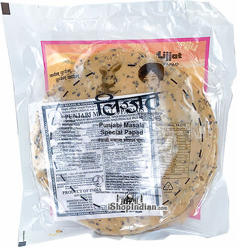 lijjat_punjabipapad_nc-1.jpg LIJJAT Punjabi Masala Papad 200g - Image 1
