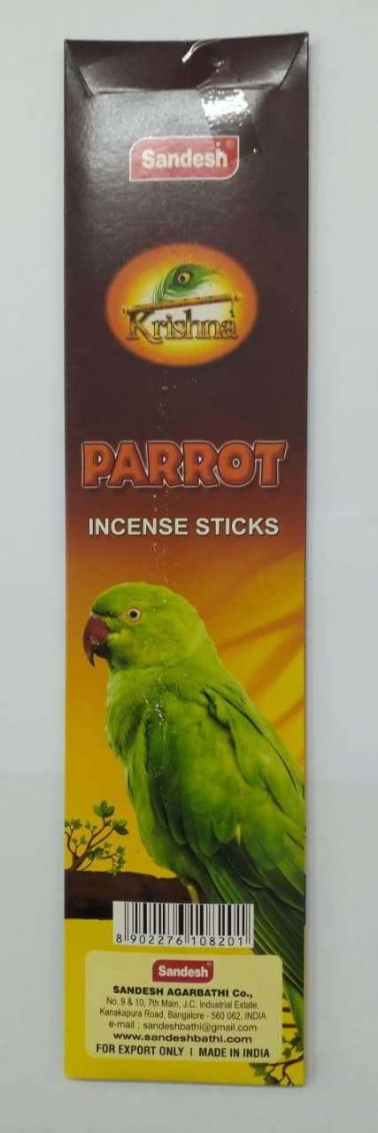 WhatsApp_Image_2025-10-04_at_19.19.28-1.jpeg SANDESH KRISHNA PARROT (incense sticks) - Image 1