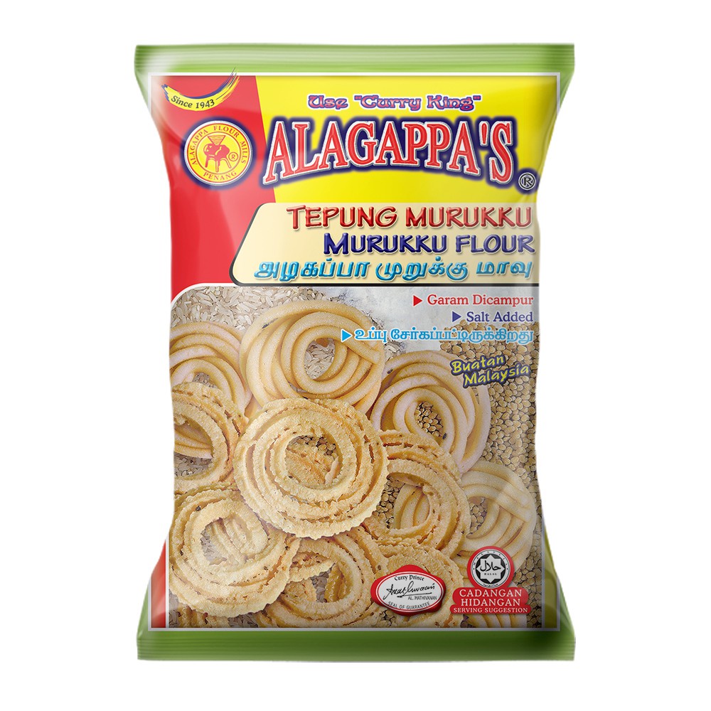 019fea6b5cca7bbc9494acec4c5f69c2-1.jpg Alagapa Murukku Flour - Image 1