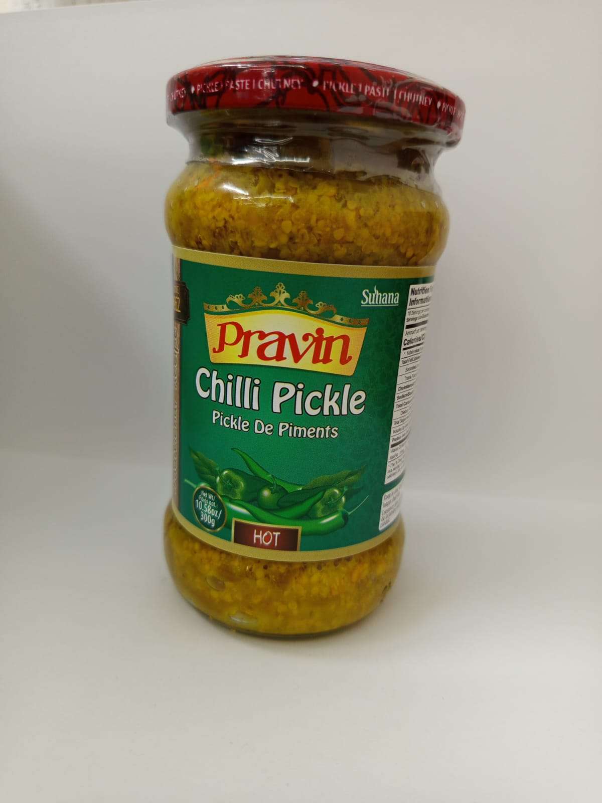 green_chili-1.jpeg Suhana green chili pickle hot 300g - Image 1